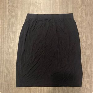 Black pencil skirt